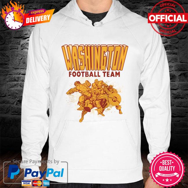 The Washington Football Team Marvel Avengers shirt hoodie