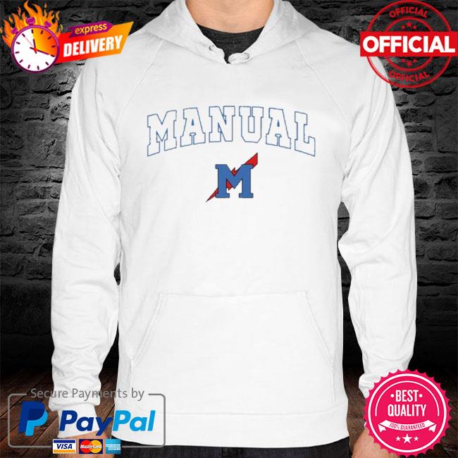 Manual high school thunderbolts s hoodie white