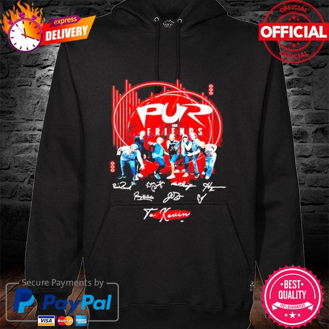 Pur and friends teams signatures s hoodie black