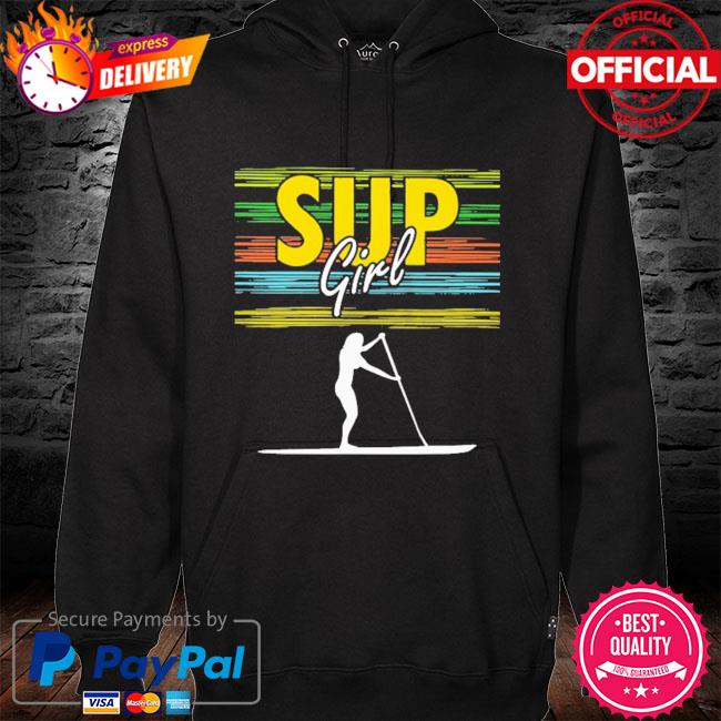 Sup Girl Paddleboarding s hoodie black