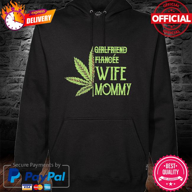 Weed wife mommy s hoodie black
